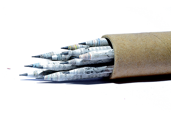 News Paper Seed Pencil