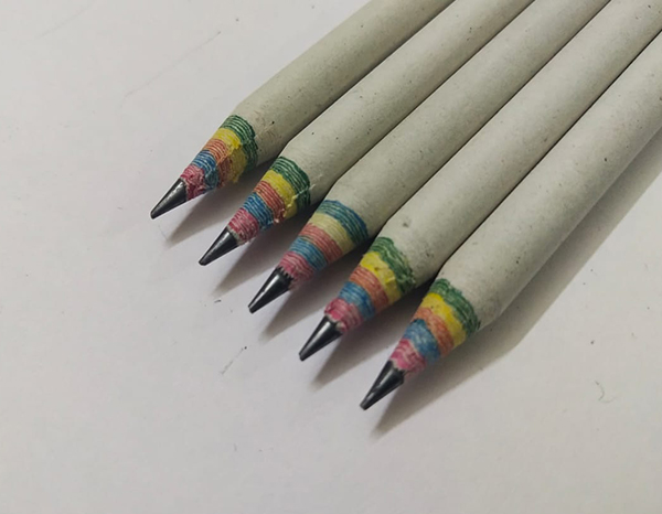 Rainbow Paper Pencil
